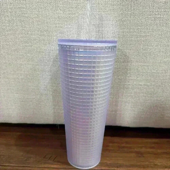 Starbucks Spring 2022 UNICORN Iridescent grid tumbler venti size (24oz) - Picture 2 of 4